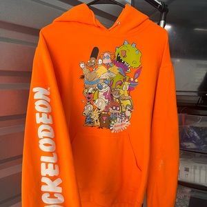 Orange nickelodeon, character sweater